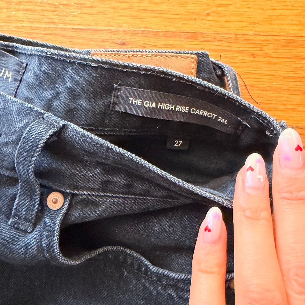 Aritzia Denim Forum Black Denim Jeans - Picture 4 of 5